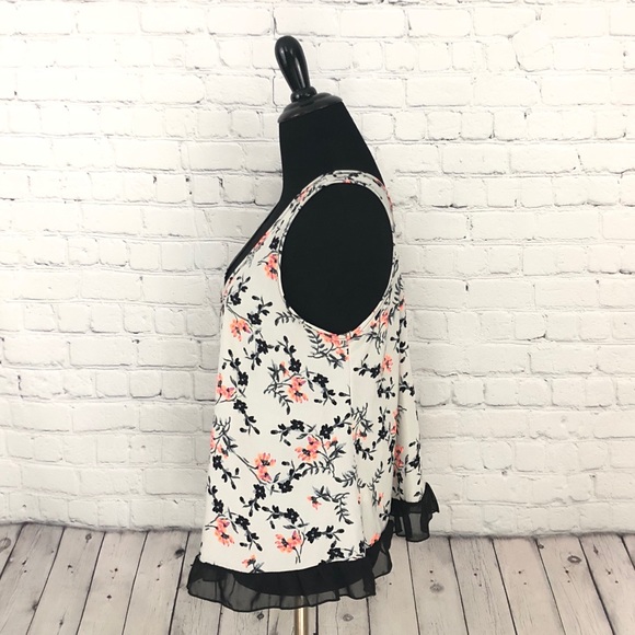 Paper Crane Floral Tank Top SIZE SMALL NWT - Picture 4 of 5